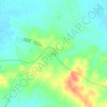 Mapa topográfico Gkiona, altitud, relieve