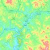 Mapa topográfico Dongchang, altitud, relieve