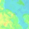 Mapa topográfico São Thome, altitud, relieve