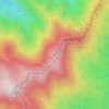 Mapa topográfico Tidbinbilla Peak, altitud, relieve