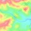 Mapa topográfico Cerro de la Reina, altitud, relieve