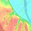 Mapa topográfico Dades, altitud, relieve
