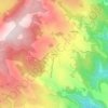 Mapa topográfico Estalane, altitud, relieve