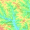 Mapa topográfico Hofstarring, altitud, relieve