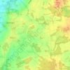 Mapa topográfico Vahlzen, altitud, relieve