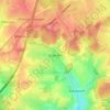 Mapa topográfico Assenois, altitud, relieve