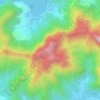 Mapa topográfico Leele Mountain, altitud, relieve