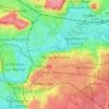 Mapa topográfico Noisy-le-Grand, altitud, relieve