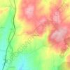 Mapa topográfico Vale Abrigoso, altitud, relieve