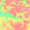 Mapa topográfico Чембар, altitud, relieve