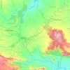 Mapa topográfico Gola, altitud, relieve