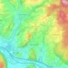 Mapa topográfico Betziesdorf, altitud, relieve