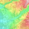 Mapa topográfico Fougerolles, altitud, relieve