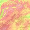 Mapa topográfico Забайкальский край, altitud, relieve