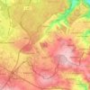 Mapa topográfico Wachtberg, altitud, relieve