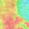 Mapa topográfico Подольский район, altitud, relieve