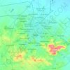 Mapa topográfico Tandil, altitud, relieve