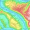 Mapa topográfico Wehlen, altitud, relieve