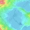 Mapa topográfico Parque Natural de las Lagunas de La Mata y Torrevieja, altitud, relieve