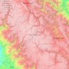 Mapa topográfico Huancavelica, altitud, relieve