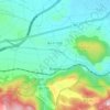 Mapa topográfico Bugedo, altitud, relieve