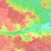 Mapa topográfico Saint-Arnoult-en-Yvelines, altitud, relieve