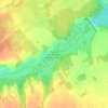 Mapa topográfico бывшее Кандинское водохранилище, altitud, relieve