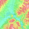 Mapa topográfico Чита, altitud, relieve