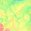 Mapa topográfico Койда, altitud, relieve
