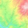 Mapa topográfico Sitajara, altitud, relieve