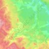 Mapa topográfico Перетна, altitud, relieve