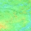 Mapa topográfico Ranst, altitud, relieve