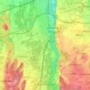 Mapa topográfico 86899, altitud, relieve