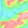 Mapa topográfico Renedo de Esgueva, altitud, relieve