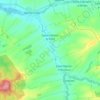 Mapa topográfico Saint-Hilaire-le-Petit, altitud, relieve