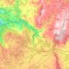 Mapa topográfico Aranga, altitud, relieve