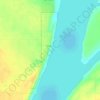 Mapa topográfico Shields, altitud, relieve