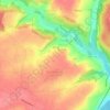 Mapa topográfico La Villeneuve-sous-Thury, altitud, relieve