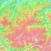 Mapa topográfico Vilcabamba, altitud, relieve