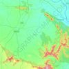 Mapa topográfico Potka, altitud, relieve