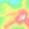 Mapa topográfico El Vigía, altitud, relieve