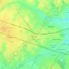 Mapa topográfico Moreno, altitud, relieve