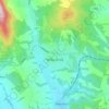 Mapa topográfico Veľký Krtíš, altitud, relieve
