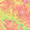 Mapa topográfico Марий Эл, altitud, relieve
