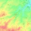 Mapa topográfico Champigny en Rochereau, altitud, relieve