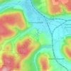 Mapa topográfico Untermaßfeld, altitud, relieve