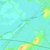 Mapa topográfico Burrowbridge, altitud, relieve