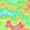 Mapa topográfico Datterode, altitud, relieve