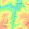 Mapa topográfico Челнавское водохранилище, altitud, relieve