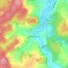 Mapa topográfico Heidelbach, altitud, relieve